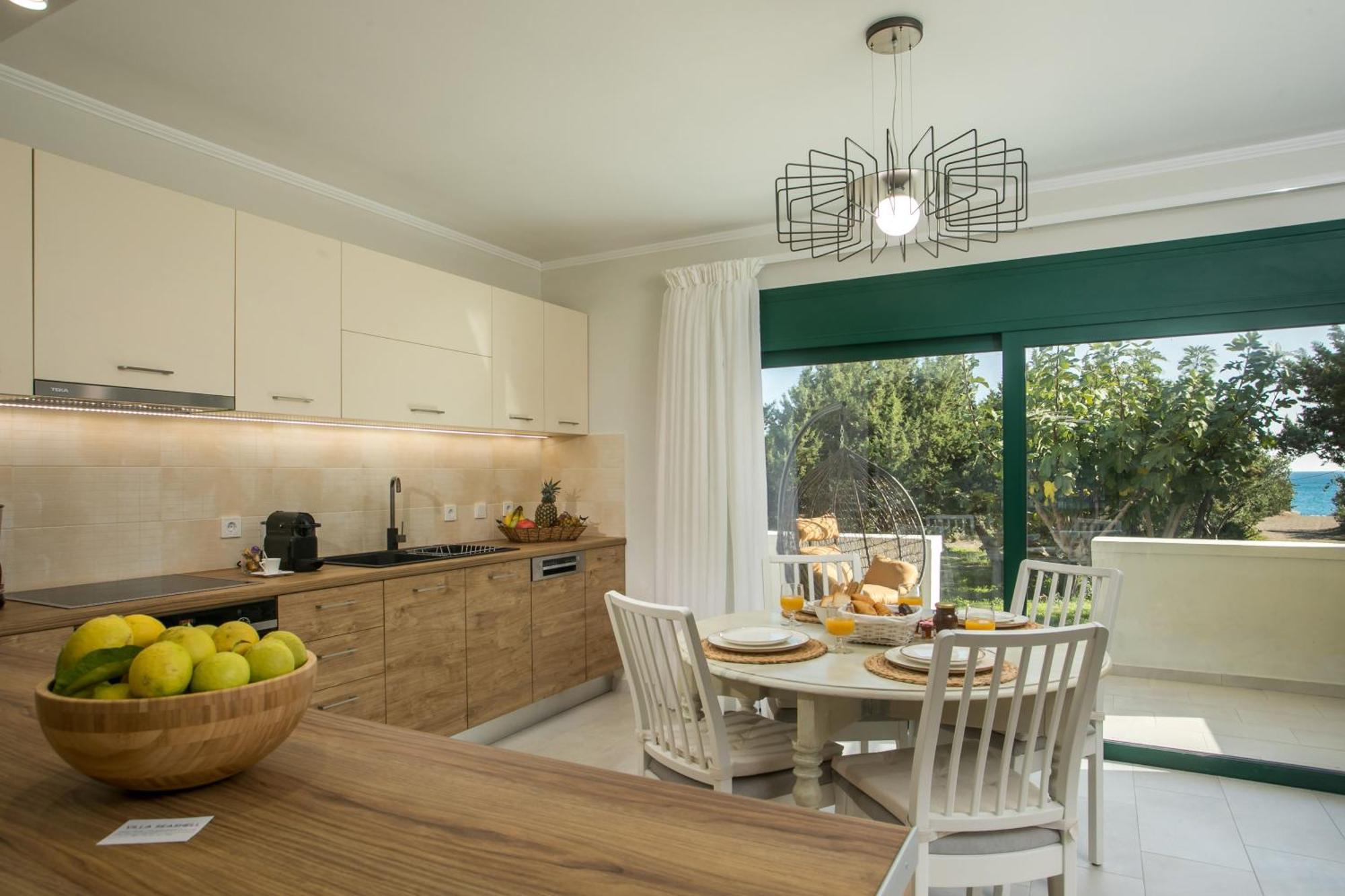 Beachfront Villa Rhodes Seashell Gennadi Exteriér fotografie