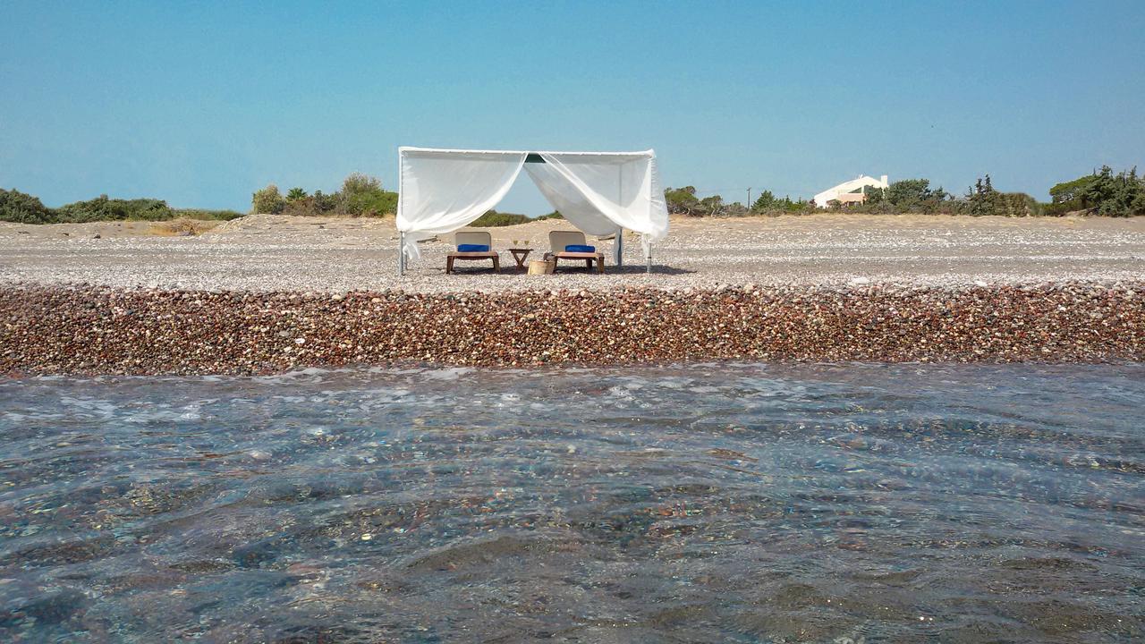 Beachfront Villa Rhodes Seashell Gennadi Exteriér fotografie